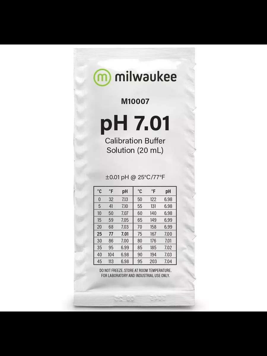 Калибровочный раствор PH 7.01 Milwaukee M10007В