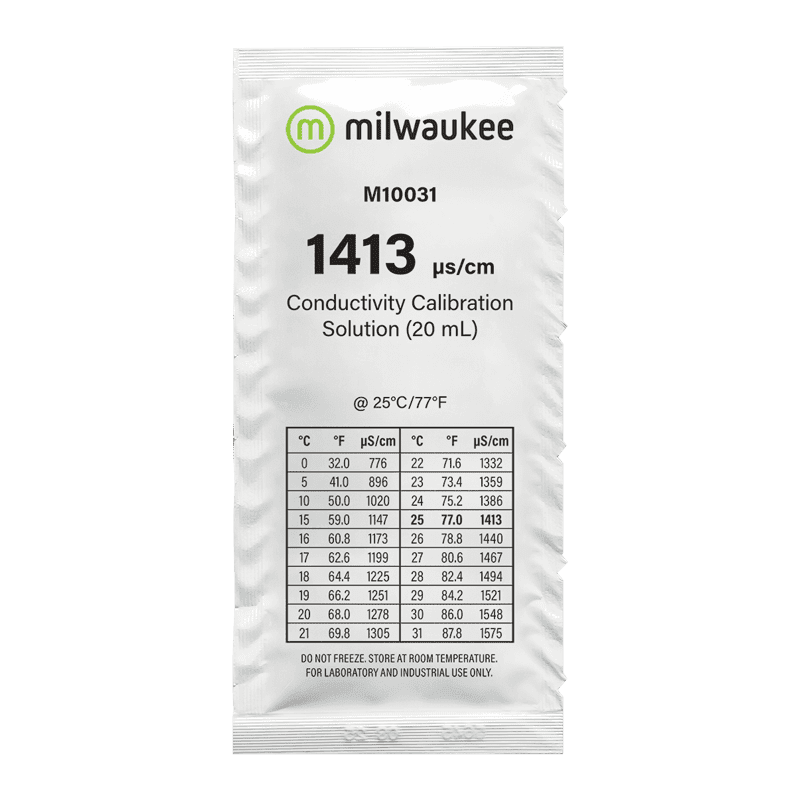 Калибровочный раствор MS/CM для EC-метров Milwaukee M10031В 20 мм