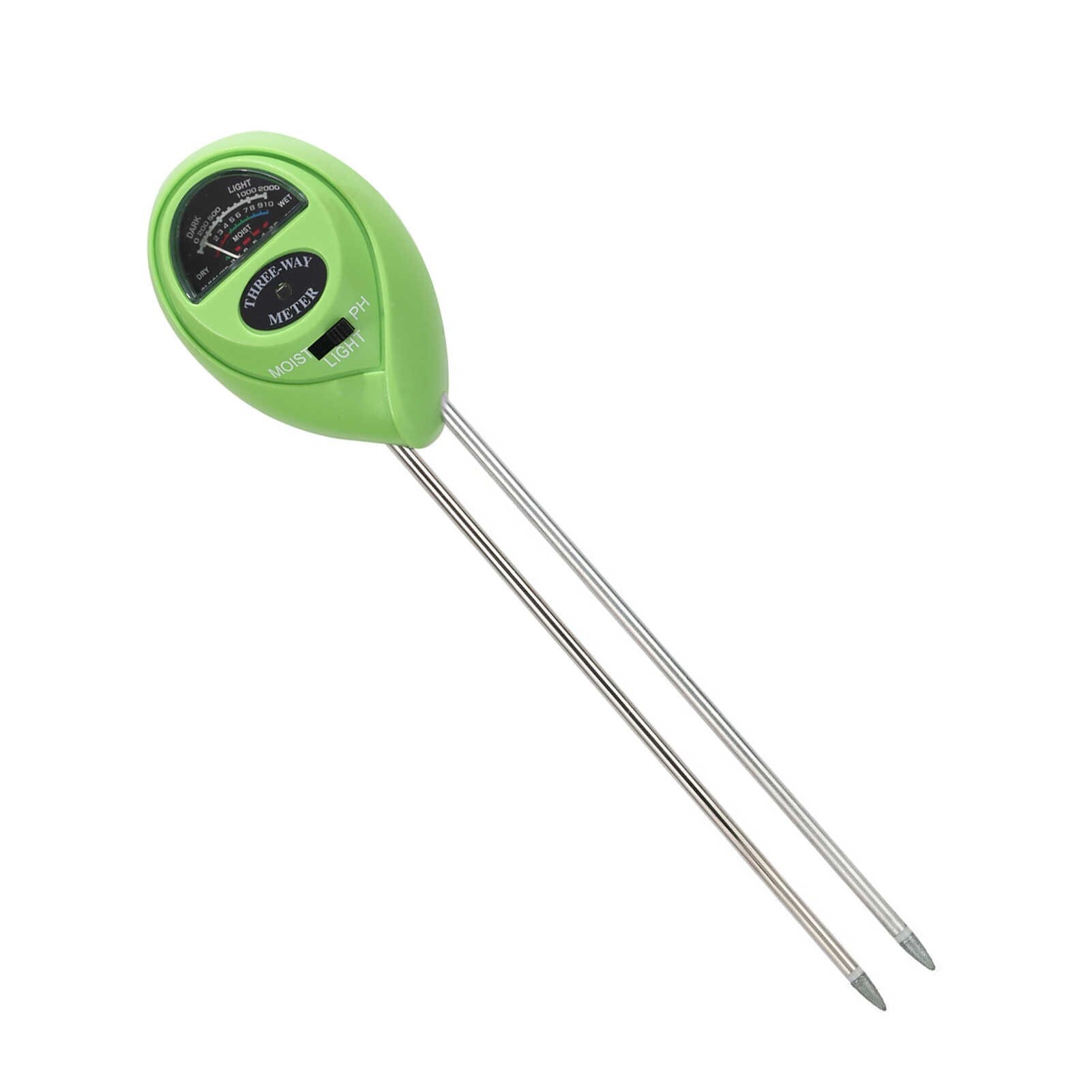 Мультитестер для почвы 3 в 1 (pH, влажность, освещенность).