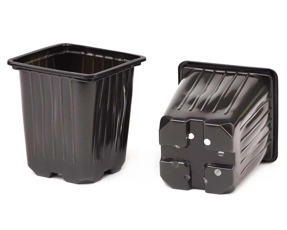 Горшок для рассады мягкий квадратный 9х9х8см 0,4л толщина листа 1 мм