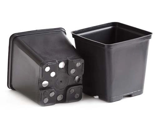 Горшок для рассады твердый квадратный 11х11х11см 1л.