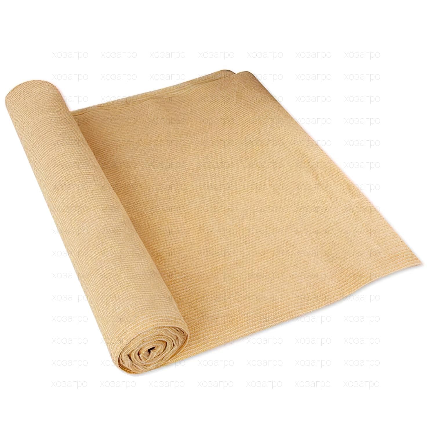 Затеняющая сетка бежевая рулоном